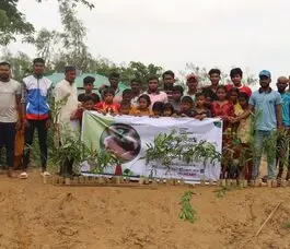 Tree planting with the community